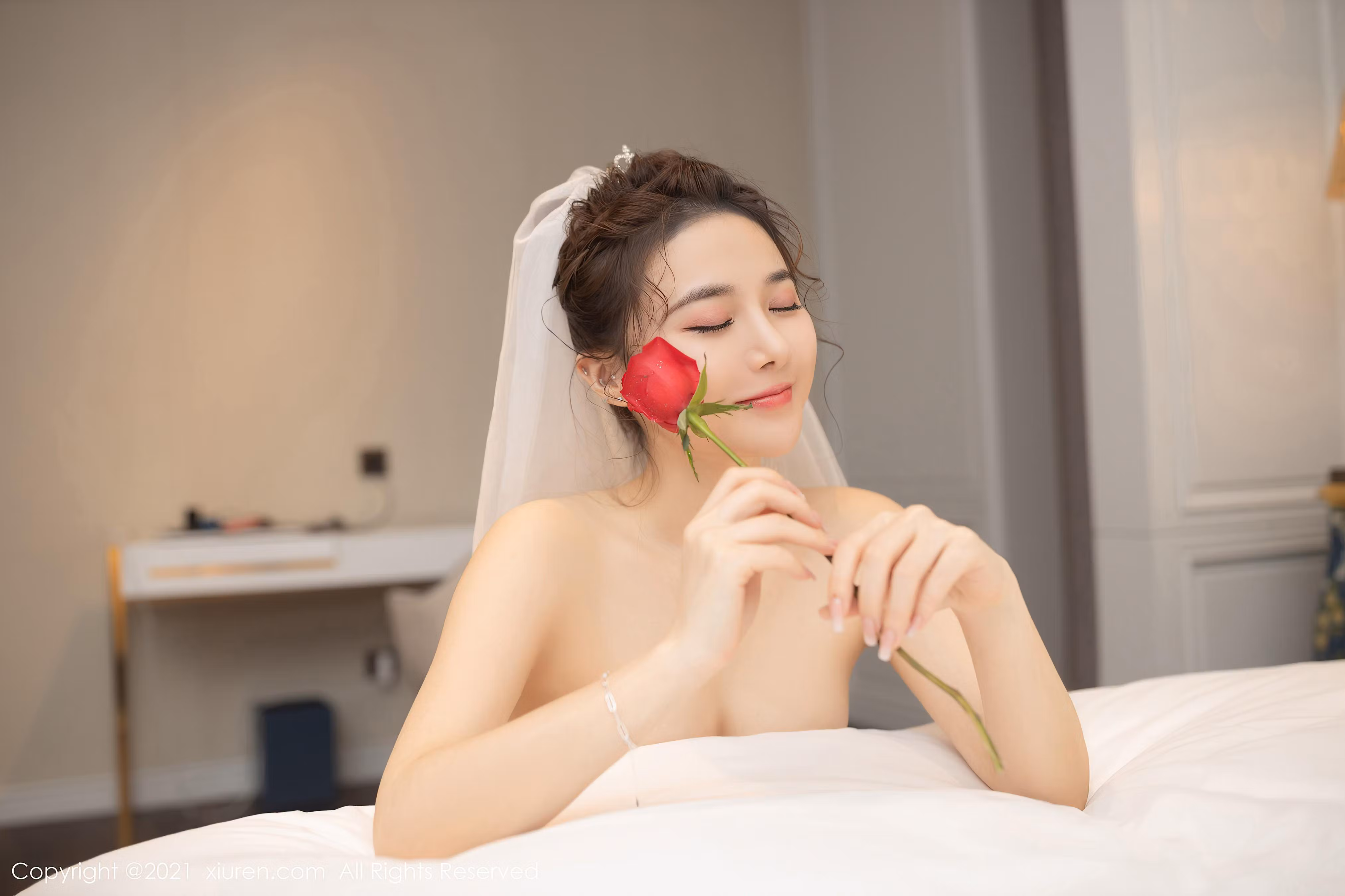 秀人网鱼子酱Fish蕾丝内衣